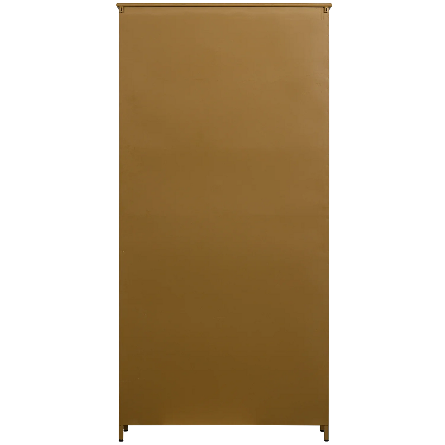 Exhibit xl 2-deurs vitrinekast metaal honinggeel