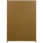 Exhibit xl 3-deurs vitrinekast metaal honinggeel