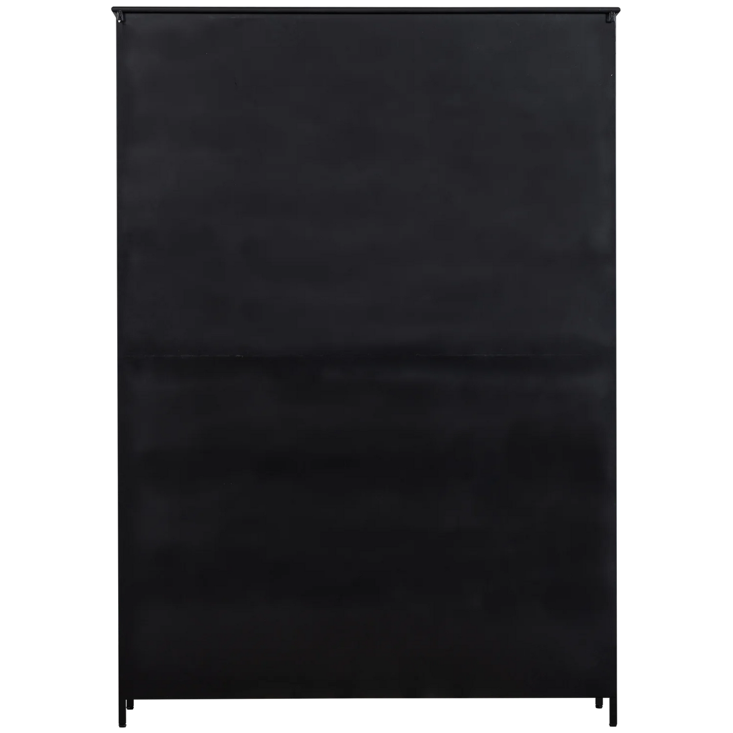 Exhibit xl 3-deurs vitrinekast metaal zwart