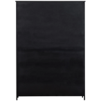 Exhibit xl 3-deurs vitrinekast metaal zwart