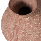 Reza vaas aluminium bruin