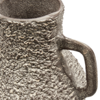 Tabia vaas aluminium donkerbruin