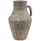 Tabia vaas aluminium donkerbruin