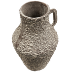 Tabia vaas aluminium donkerbruin