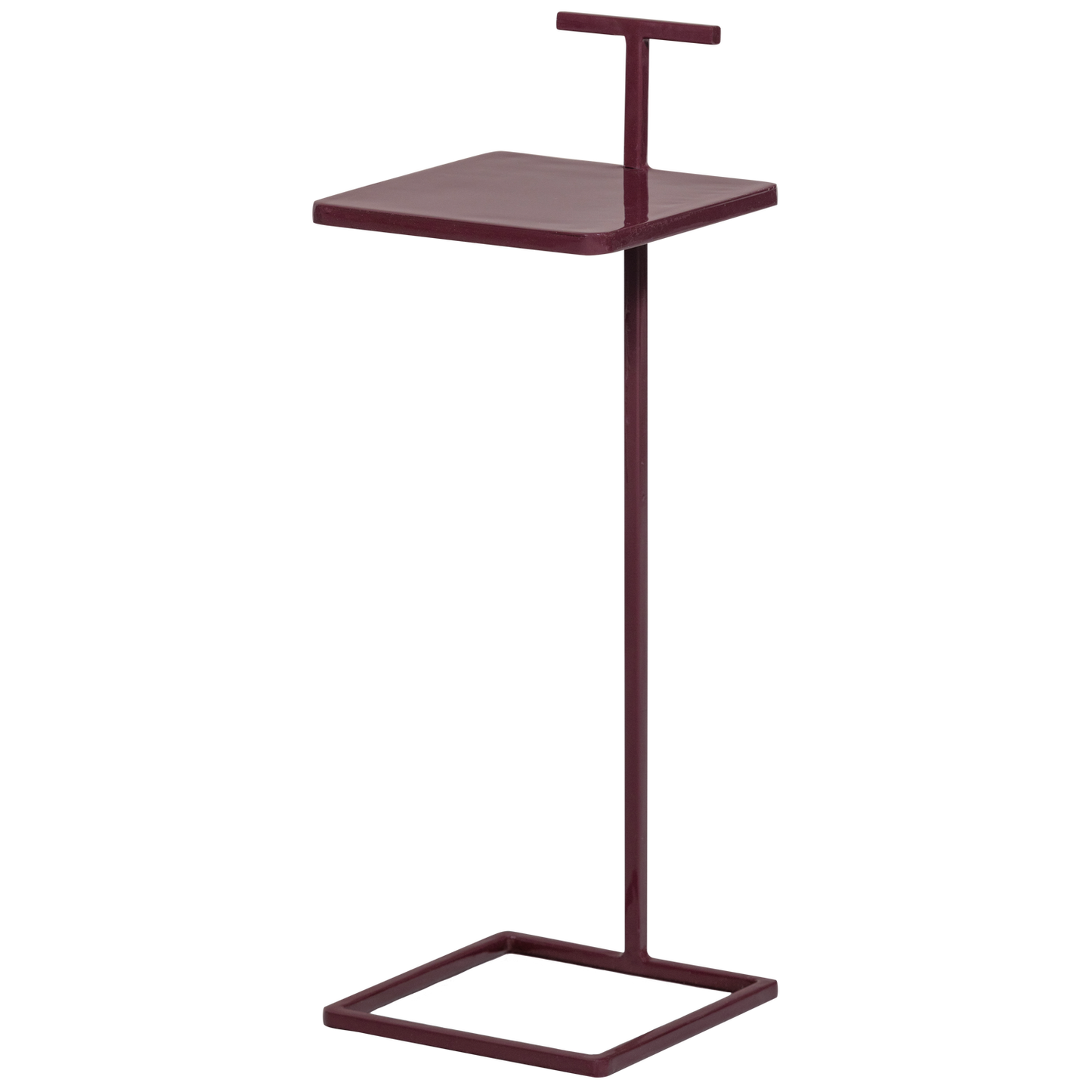 Toste bijzettafel metaal aubergine