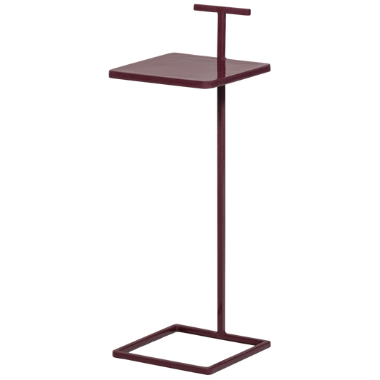 Toste bijzettafel metaal aubergine