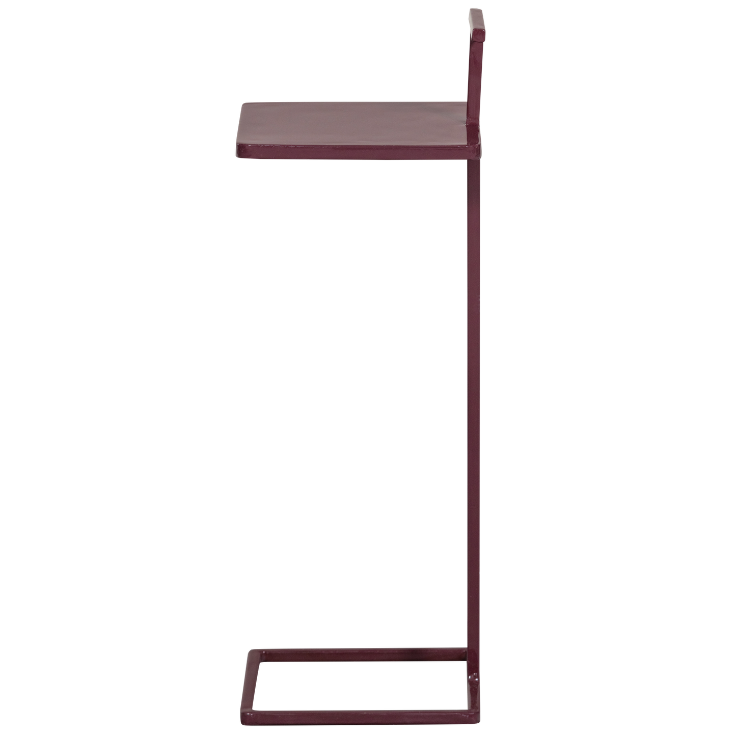 Toste bijzettafel metaal aubergine