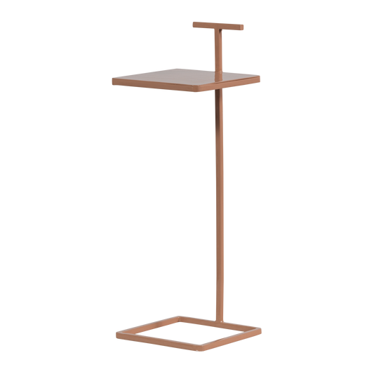 Toste bijzettafel metaal oudroze