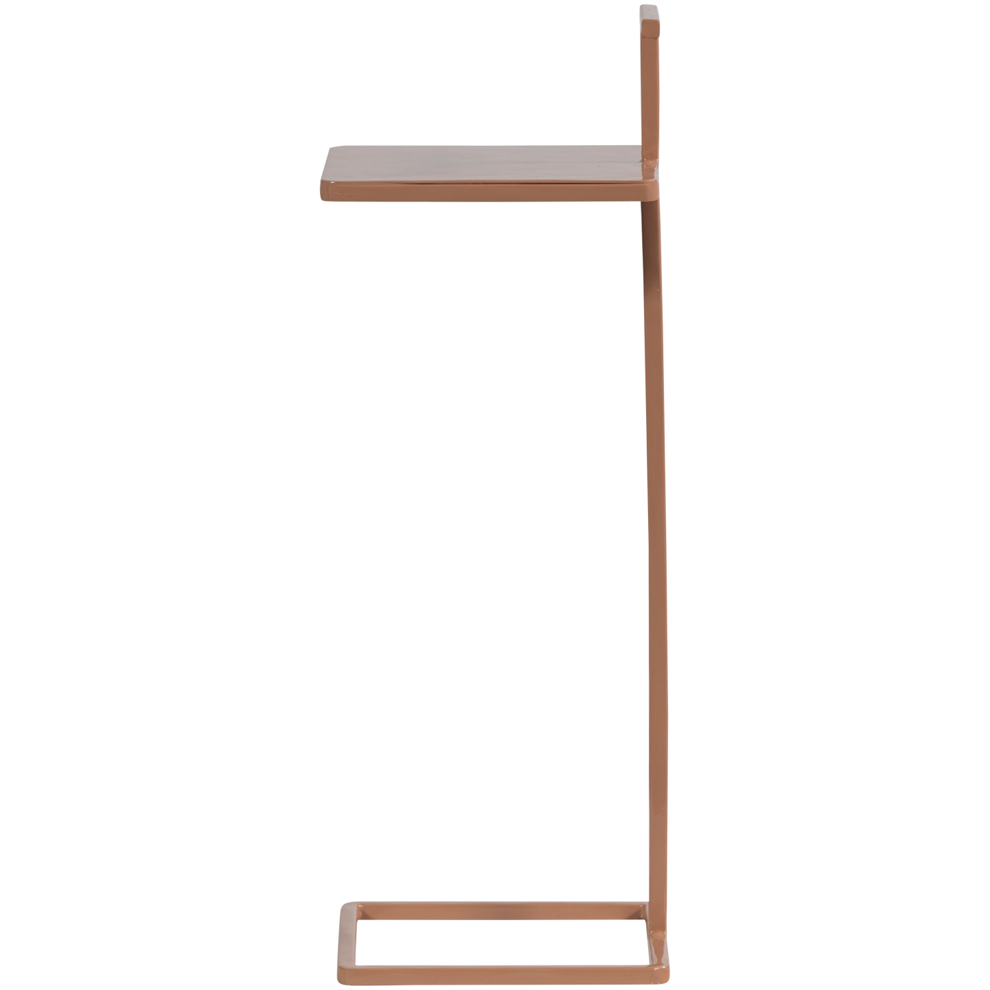 Toste bijzettafel metaal oudroze