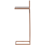 Toste bijzettafel metaal oudroze