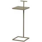 Toste bijzettafel metaal donker zand