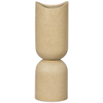 Mosi vaas/plantenpot fiber clay beige 75xØ25cm