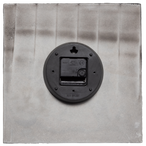 Zaria klok organisch design cement zwart