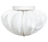 Dalia plafond/wandlamp tyvek papier wit 28xØ40cm