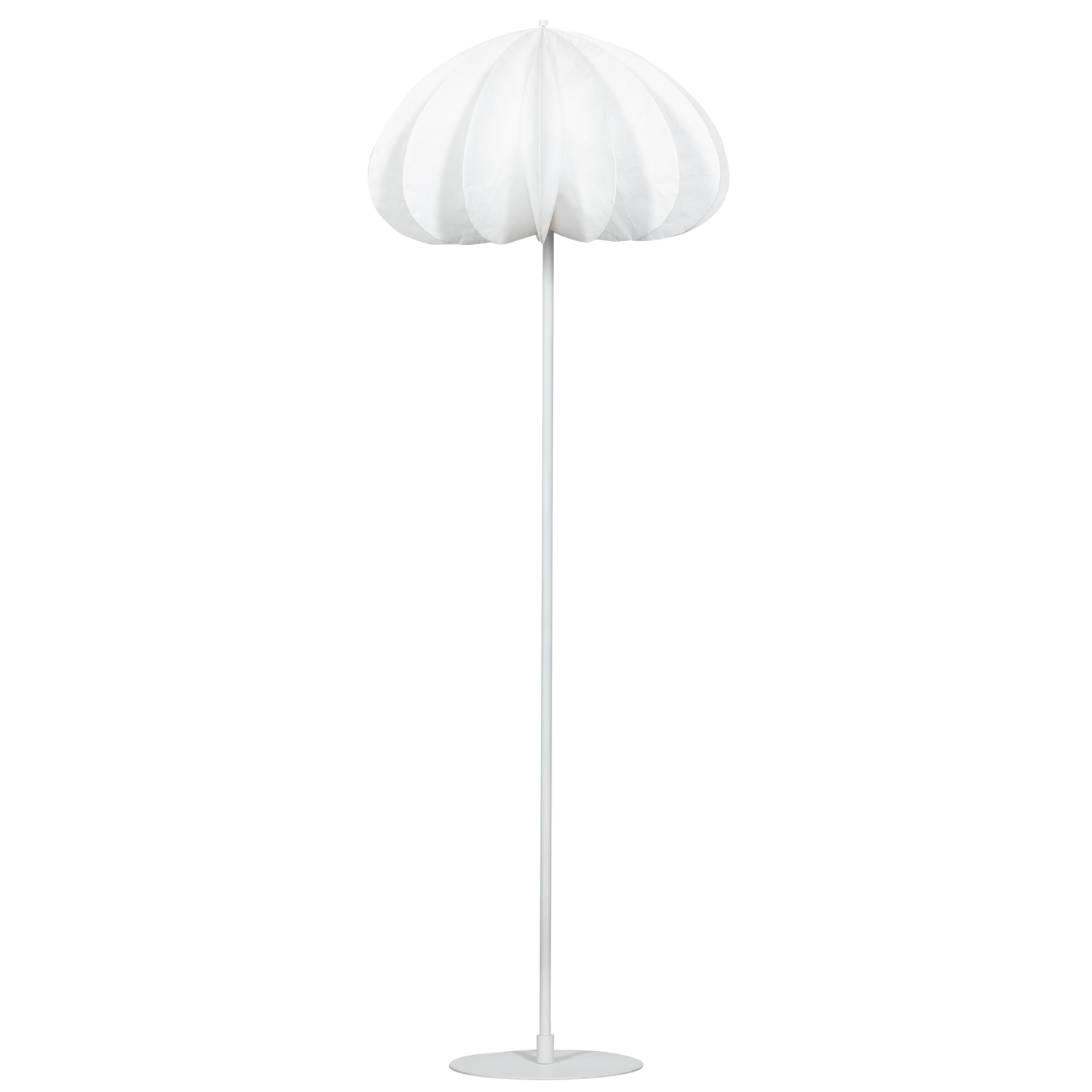 Dalia vloerlamp tyvek papier wit 150xØ50cm