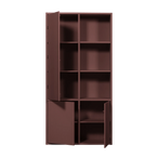 Merel opbergkast grenen bordeauxrood [fsc]