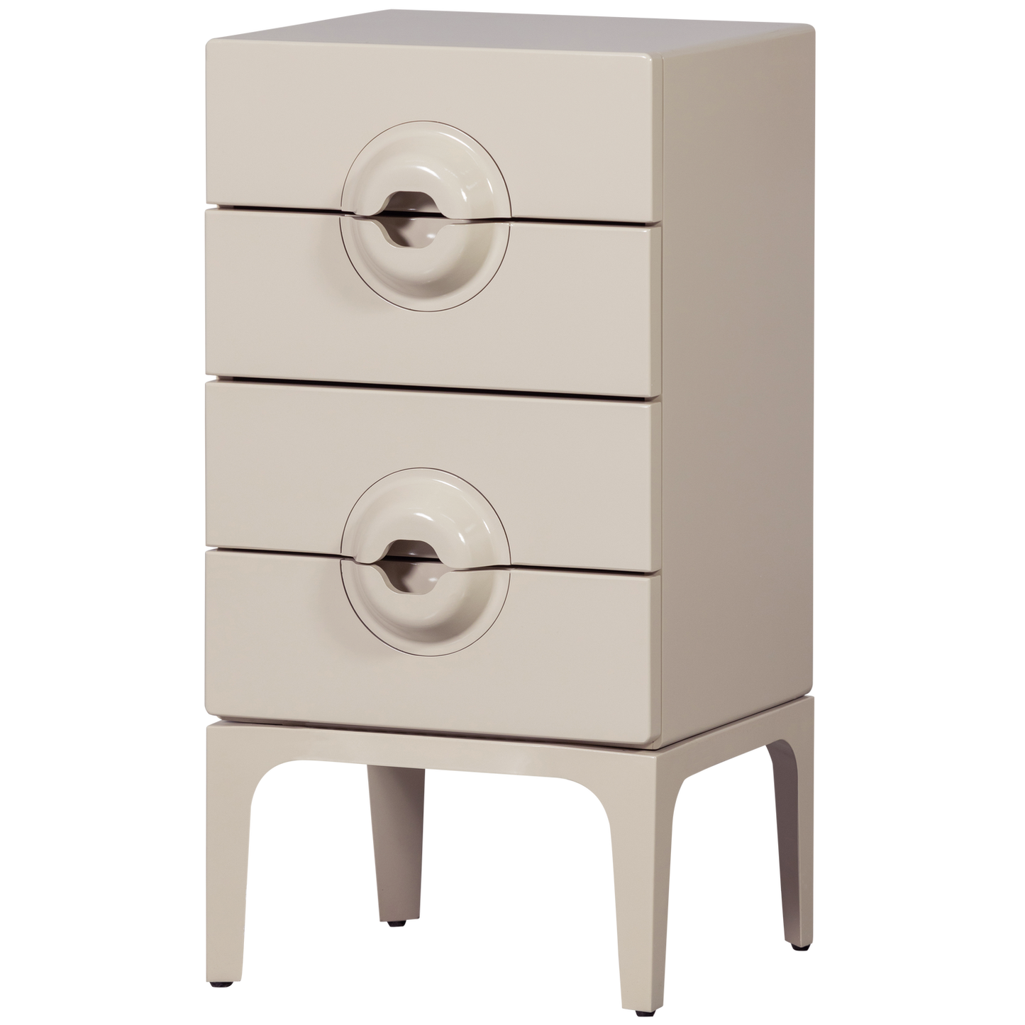 Merge ladekast 4 lades hout greige