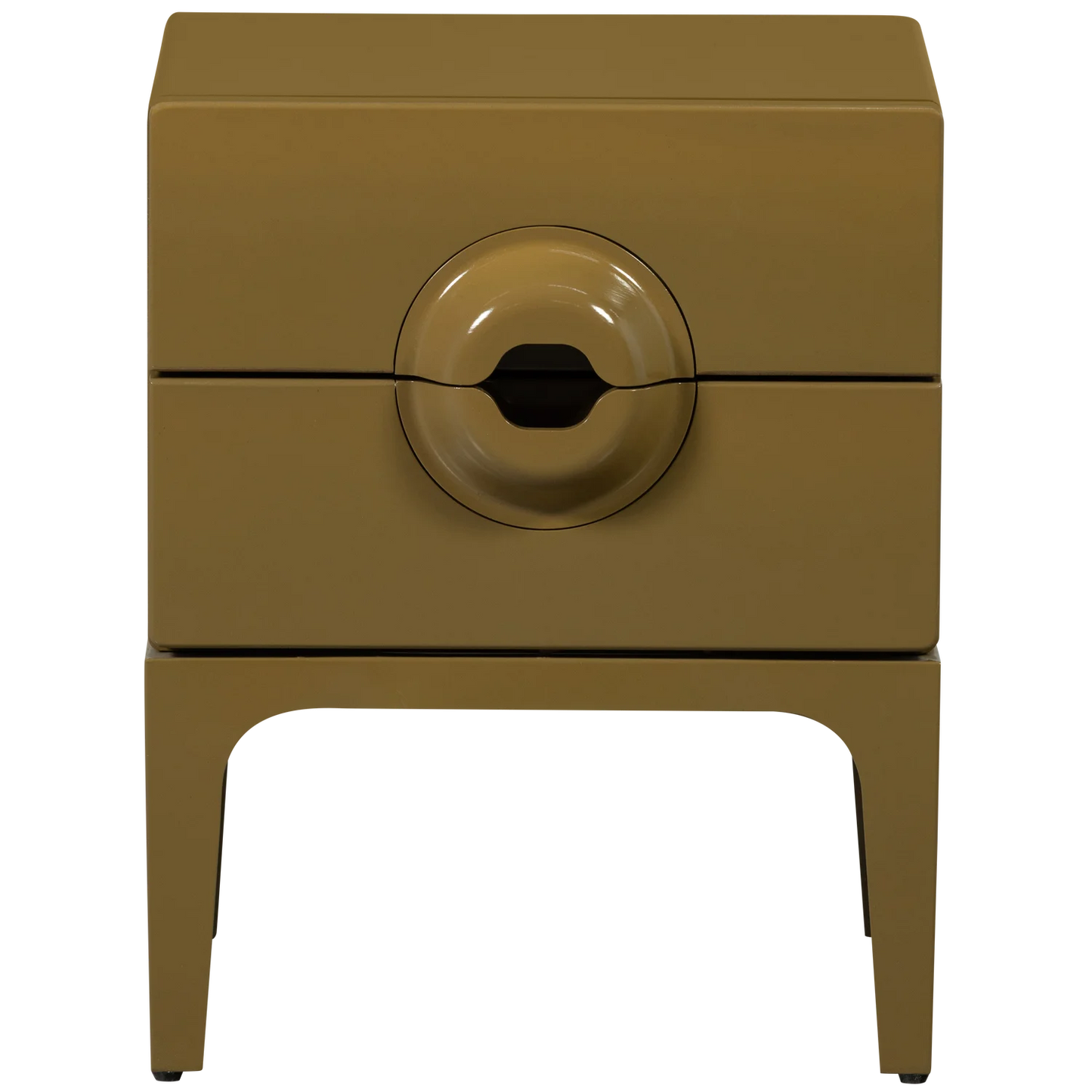 Merge ladekast/nachtkastje 2 lades hout honinggeel