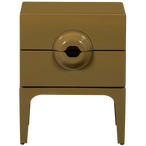 Merge ladekast/nachtkastje 2 lades hout honinggeel