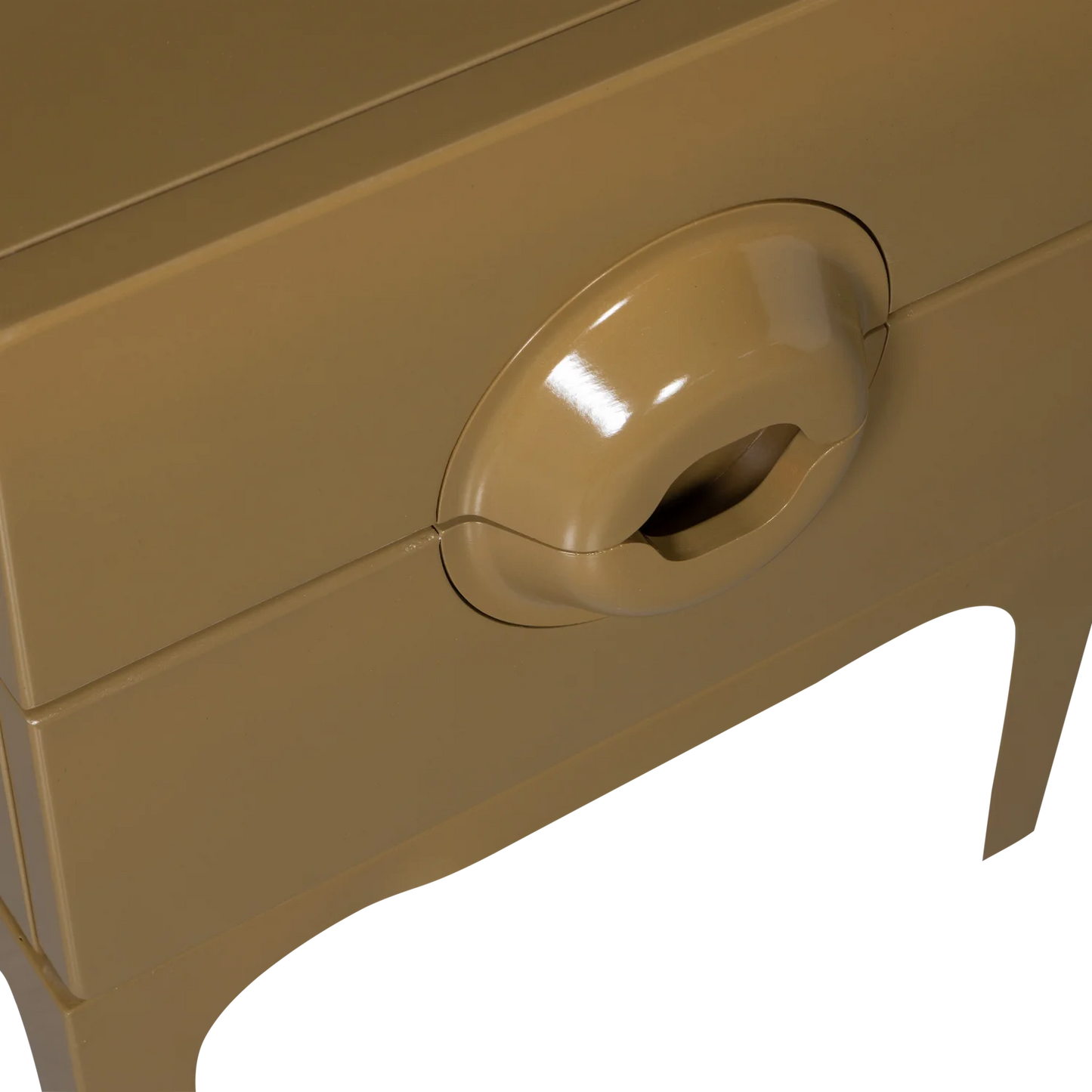 Merge ladekast/nachtkastje 2 lades hout honinggeel