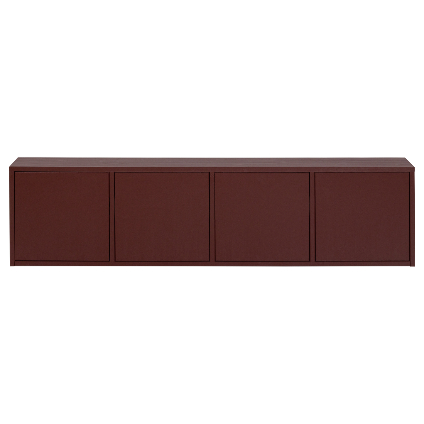 Merel tv meubel grenen bordeauxrood [fsc]