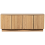 Zuma tv meubel 133cm eiken transparant [fsc]