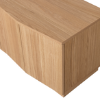 Zuma tv meubel 133cm eiken transparant [fsc]