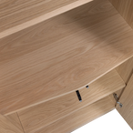 Zuma hoge kast 67 cm eiken fineer transparant [fsc]