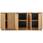 Zuma dressoir 200cm eiken transparant [fsc]