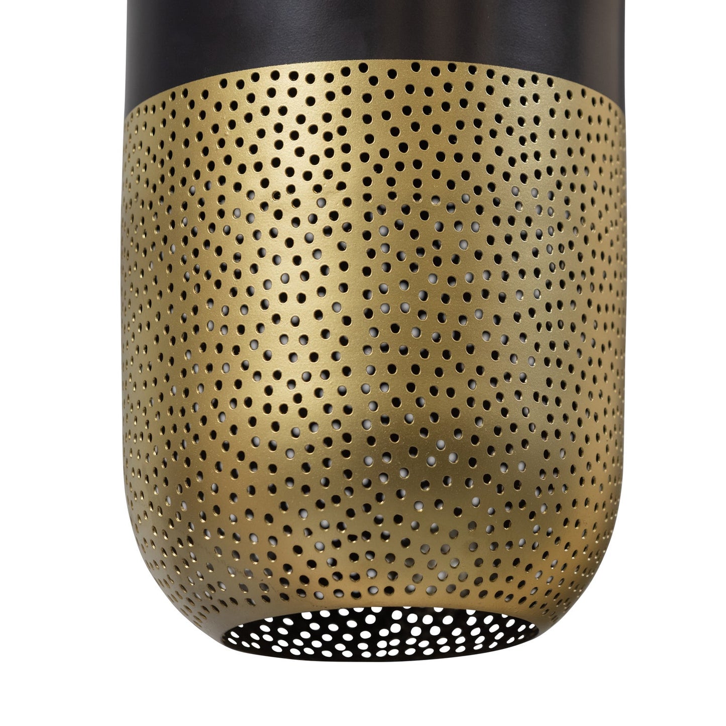 Tirsa hanglamp 46 cm metaal zwart/messing