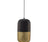 Tirsa hanglamp 36 cm metaal zwart/messing