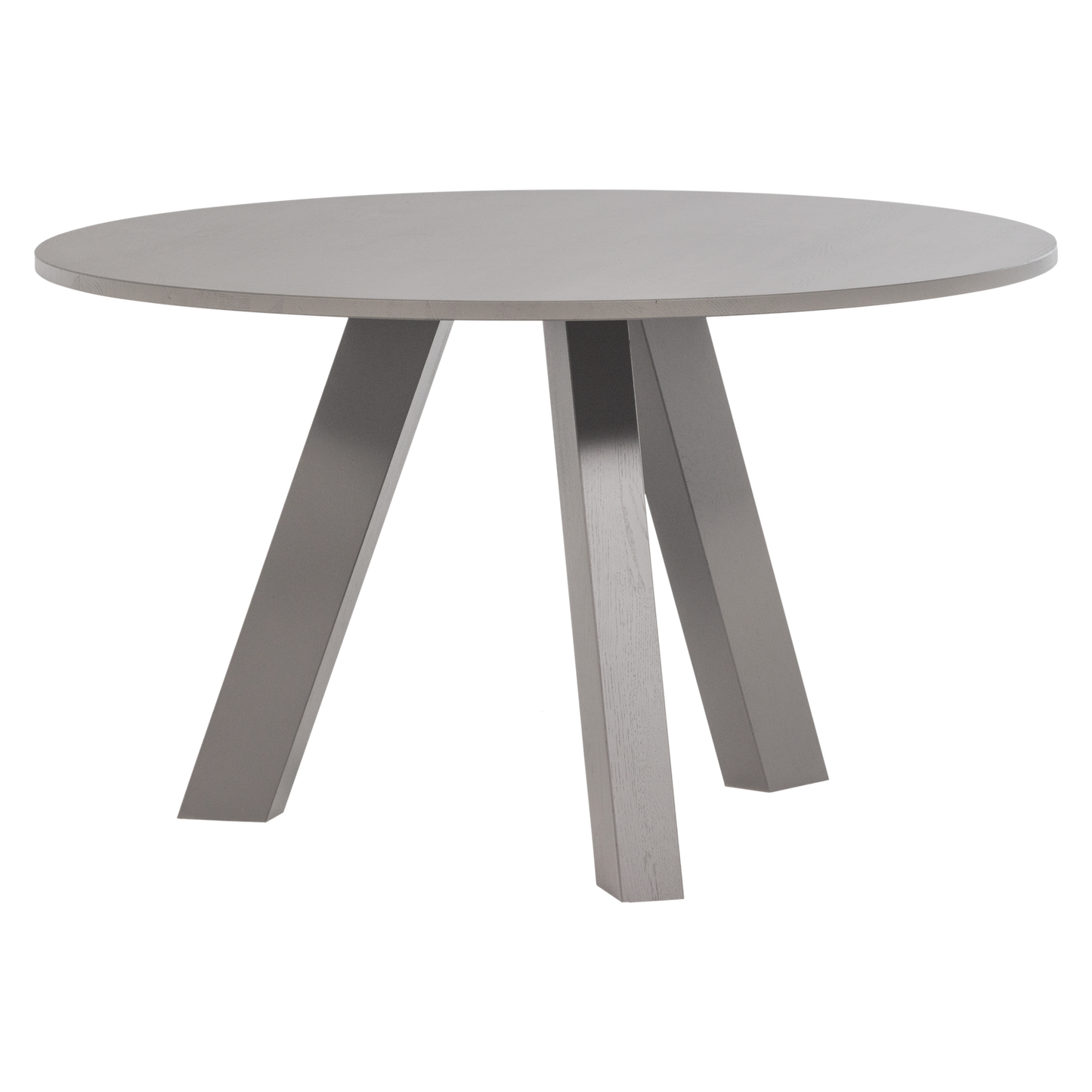 Rhonda eettafel o129 cm eiken warmgrijs [fsc]