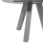 Rhonda eettafel o129 cm eiken warmgrijs [fsc]