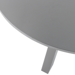 Rhonda eettafel o129 cm eiken warmgrijs [fsc]