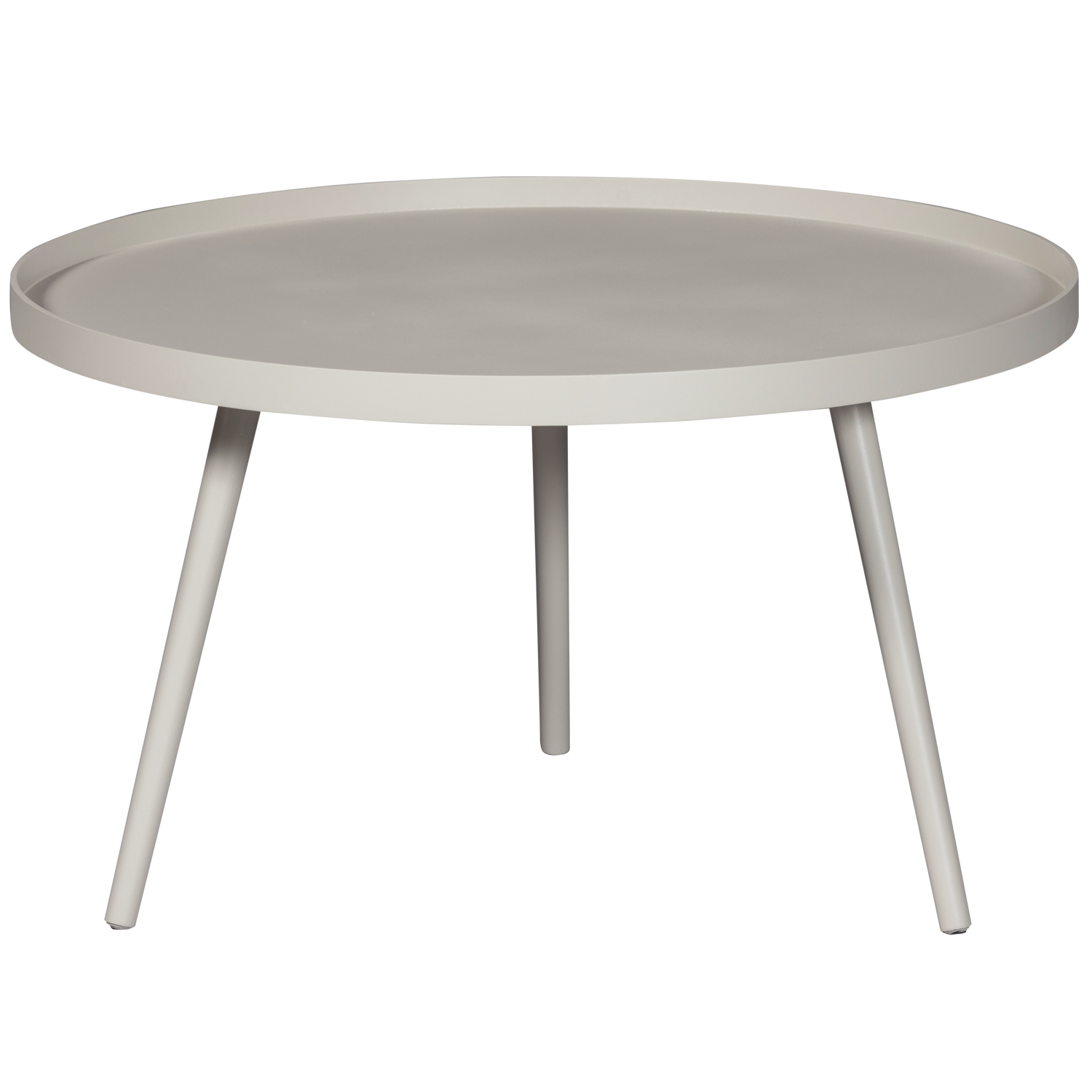Mesa bijzettafel xl hout zand 39xø78