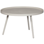 Mesa bijzettafel xl hout zand 39xø78