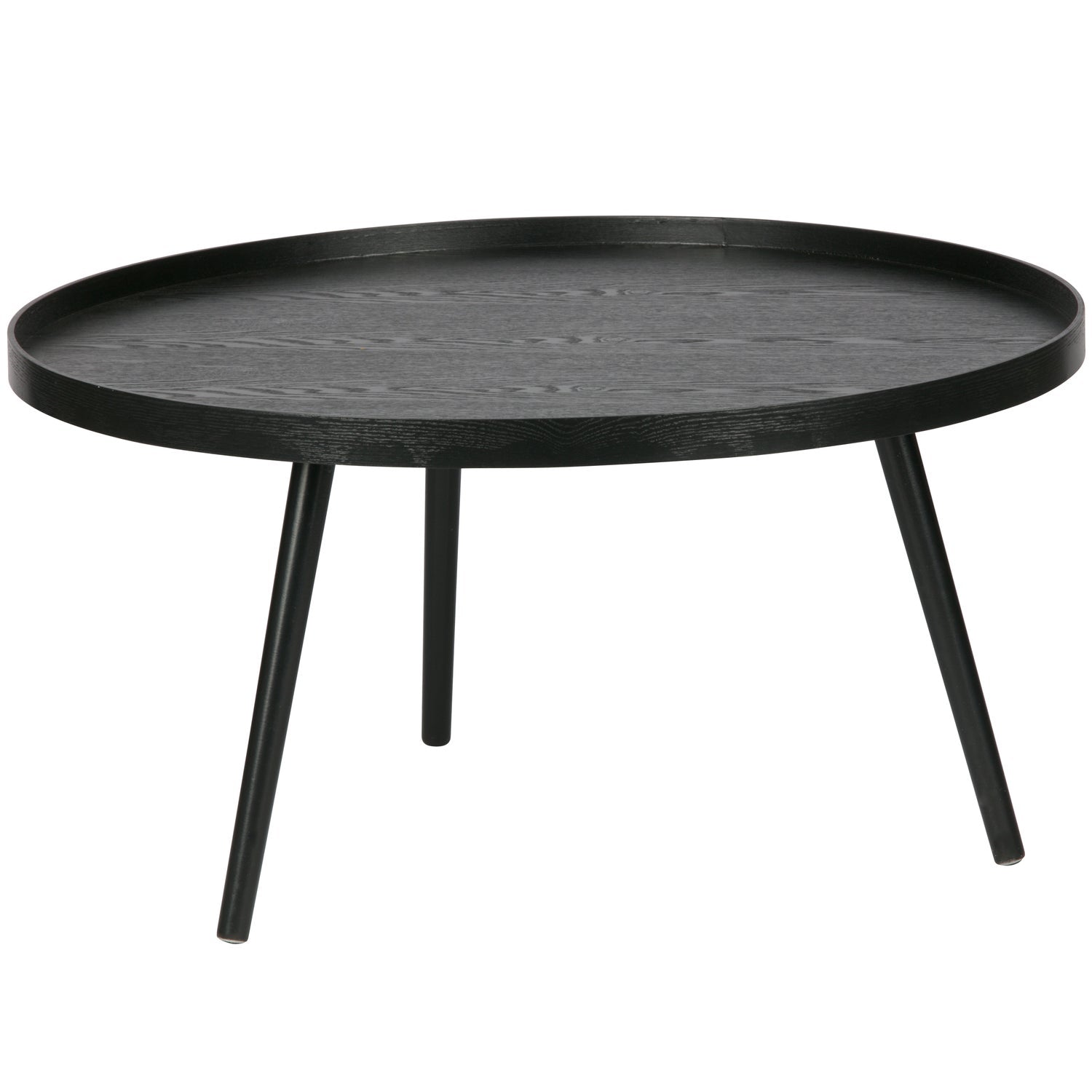 Mesa bijzettafel xl hout zwart 39xø78