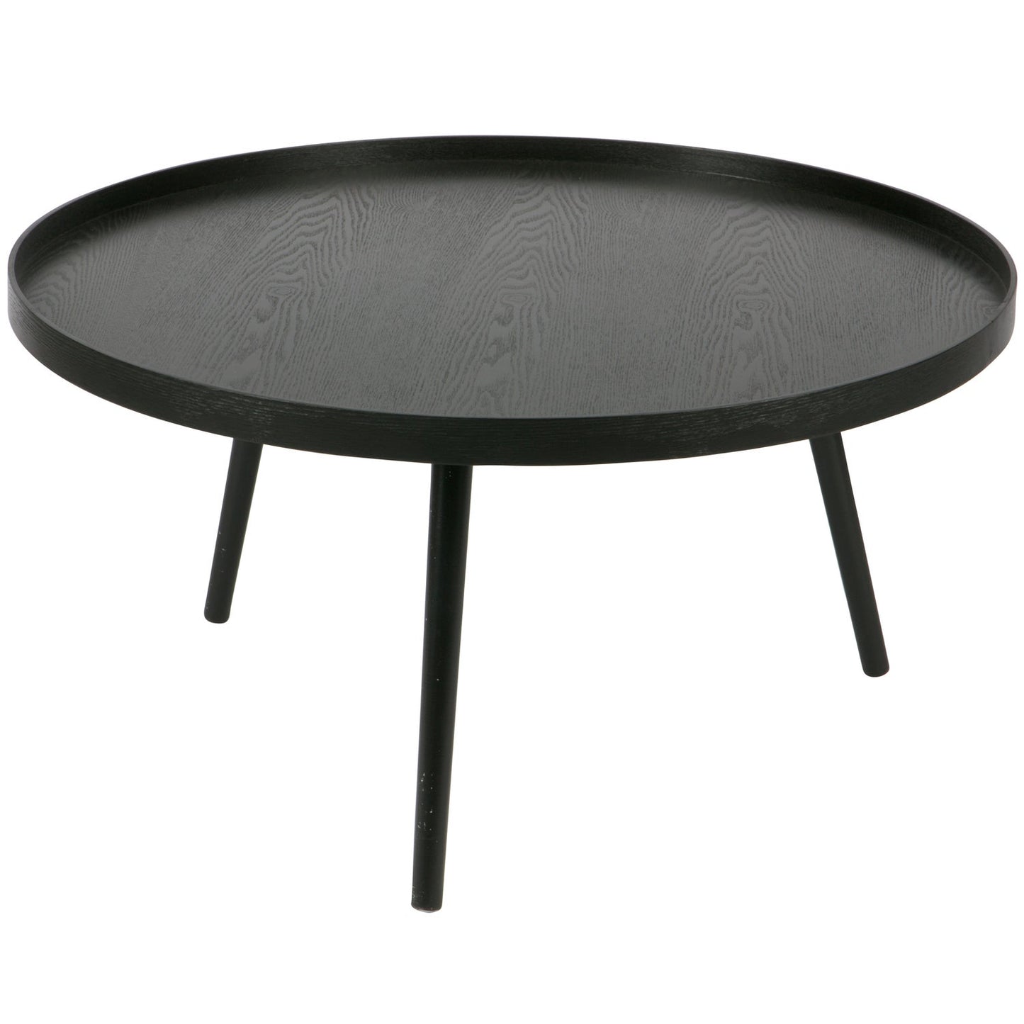 Mesa bijzettafel xl hout zwart 39xø78