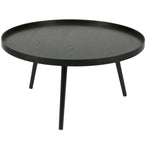 Mesa bijzettafel xl hout zwart 39xø78