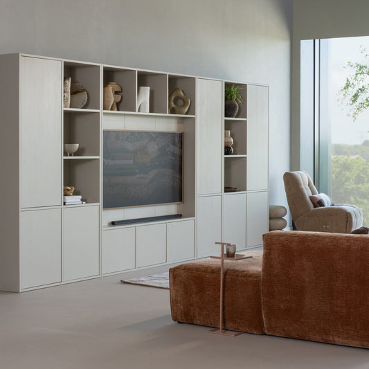 Meggy opbergkast links 108 cm grenen dust [fsc]
