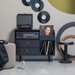 Muse fauteuil grof geweven stof naturel