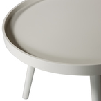 Mesa bijzettafel m hout zand 45xø45