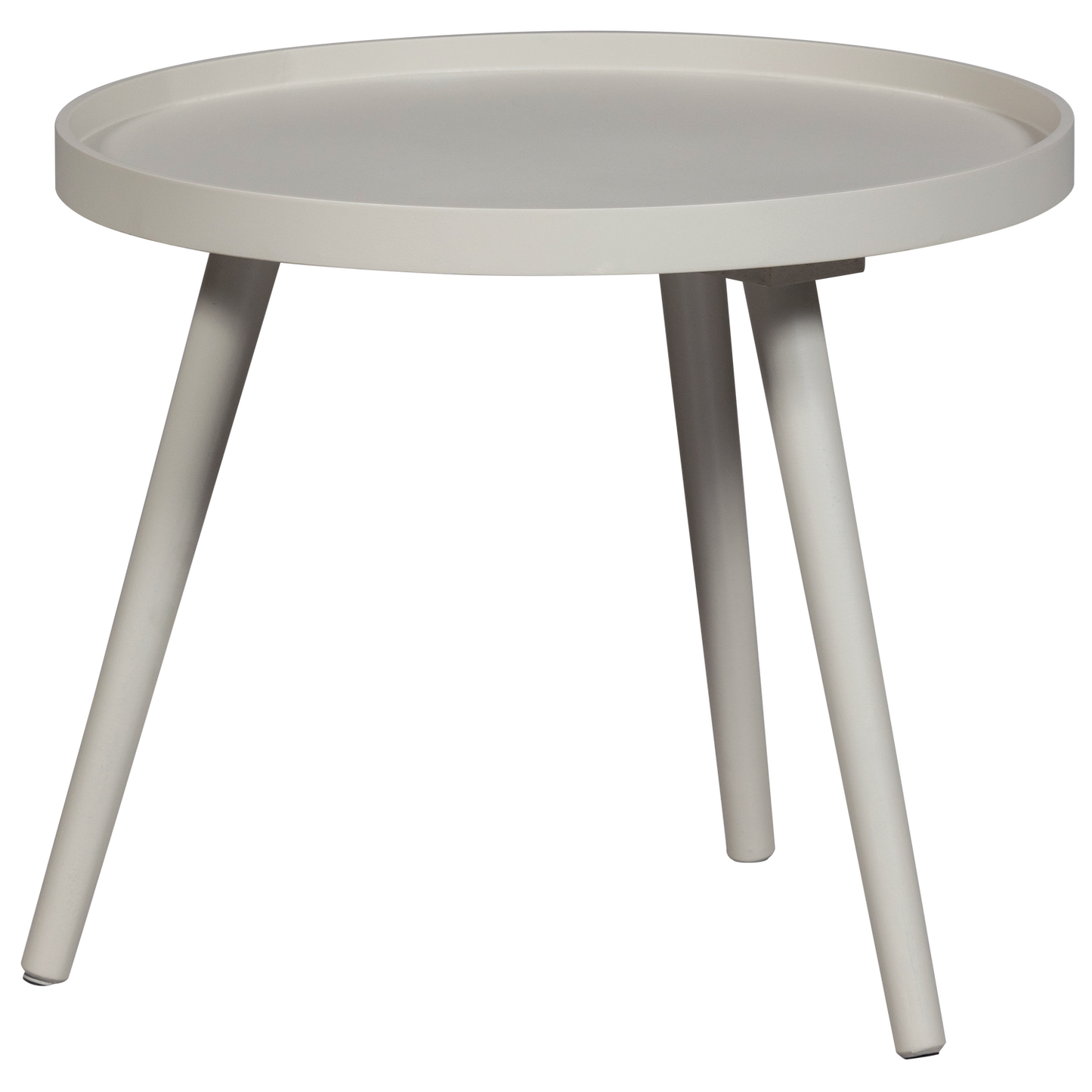 Mesa bijzettafel m hout zand 45xø45