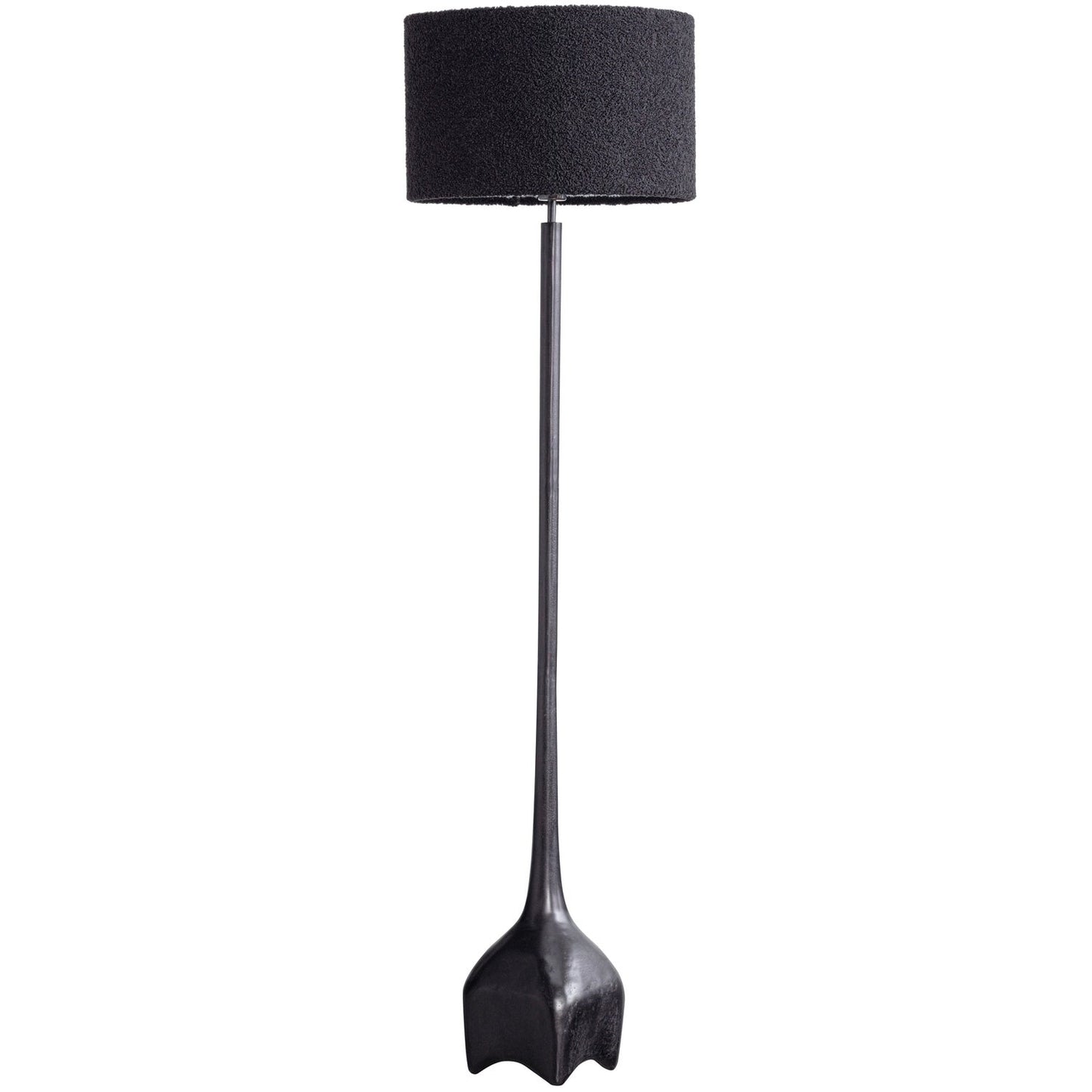 Foss lampenvoet aluminium antiek zwart/bruin