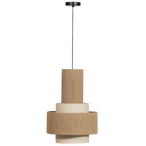 Pelle hanglamp touw naturel