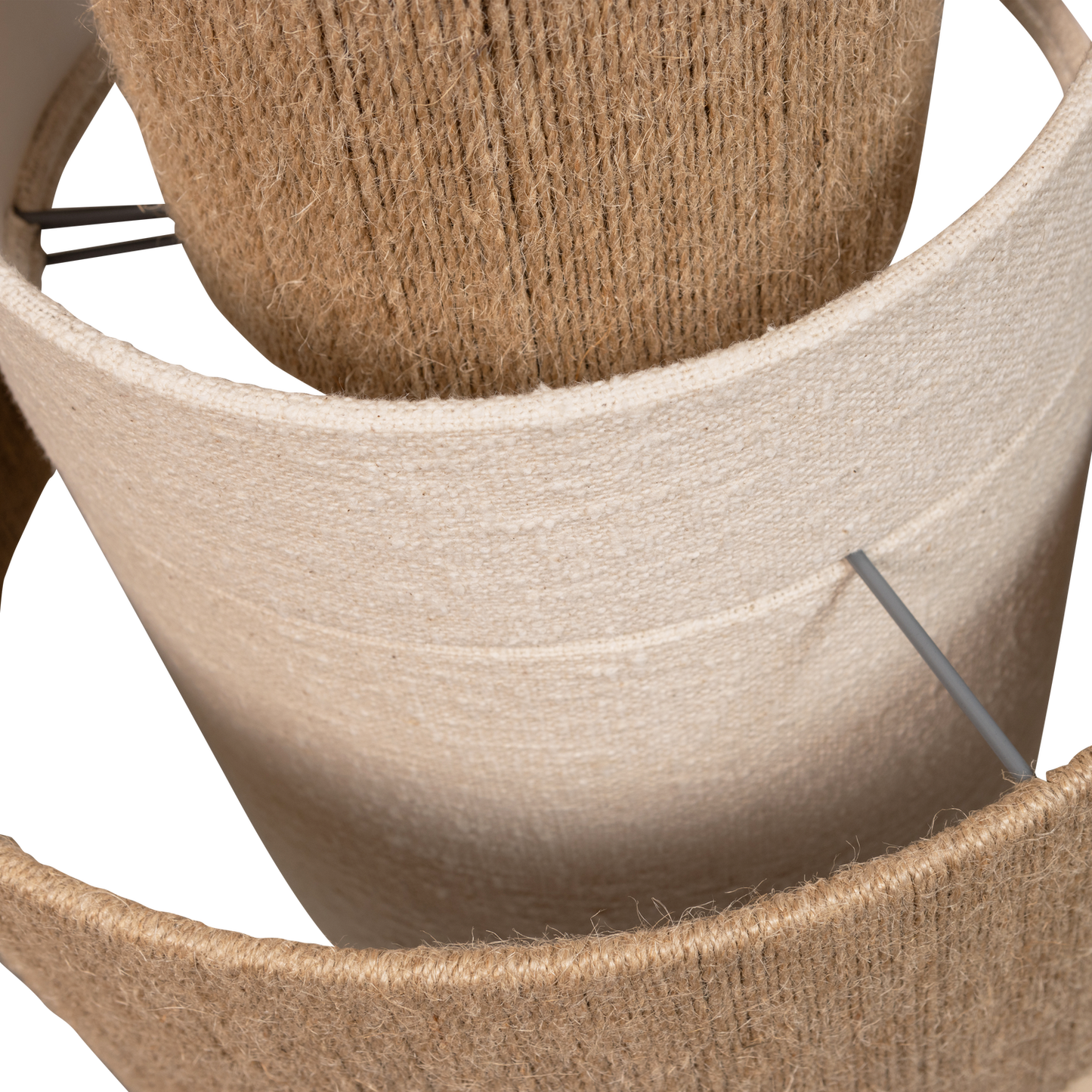 Pelle hanglamp touw naturel