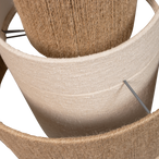 Pelle hanglamp touw naturel