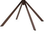 Femke eetkamerstoel chenille bruin