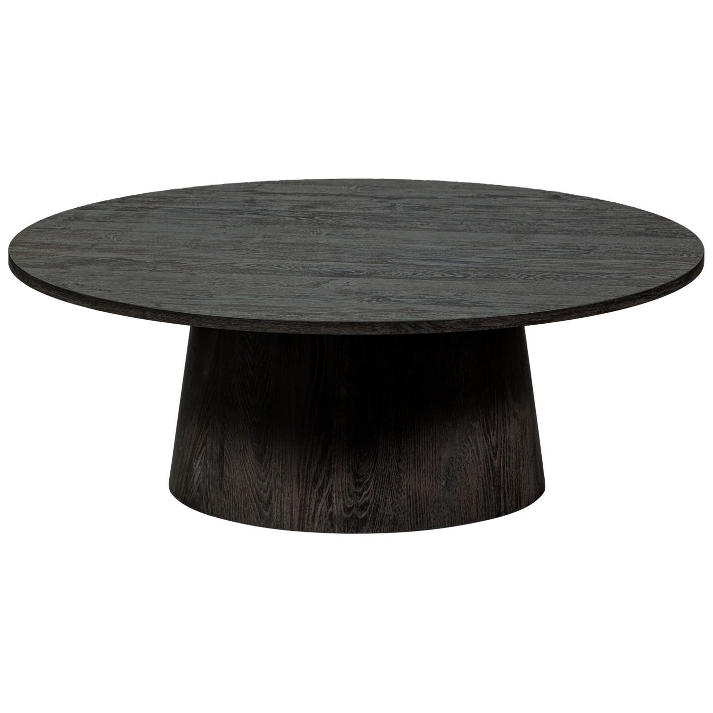 Maan salontafel mdf donkerbruin 35xø100 cm