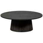 Maan salontafel mdf donkerbruin 35xø100 cm